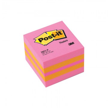 Κύβος Post-it mini ρόζ 51x51 (400φ)